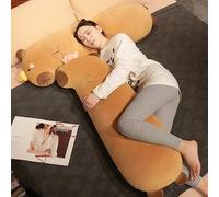 Capybara Body Pillow, Soft Velvet, Removable Cover,L 47.2inches/120cm | Ergonomic Capybara Long Body Pillow, Soft Crystal Velvet with Removable Cover, Great for Back Relief & Pregnancy Support.
