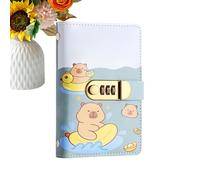 Capybara Book for Money Saving, Bill Storage Notebook with Lock, Money Saving Folder for Financial Planning, for Freelancers, Beginners, Families, Couples, Adults, Home Office, Home, Travel, Holiday