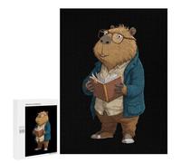 Capybara Book Jigsaw Puzzle for Adults Wooden Puzzles Home Decor And Gifts 1000 PCS