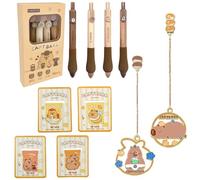 Capybara Bookmark, Capybara Magnetic Bookmark, Capybara Book Mark, Capybara Bookmarks Stationery Set and Capybara Pens, Capybara Book Mark Page Clips, for Kids and Reading Lover