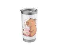 Capybara Bubble Tea Stainless Steel Insulated Tumbler