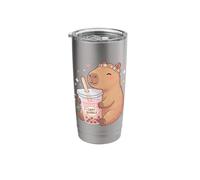 Capybara Bubble Tea Stainless Steel Insulated Tumbler