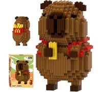 Capybara Building Blocks, Building Sets, Mini 3D Brick Figure, Mini Puzzle Blocks, Micro Building Blocks Figurines Model Building Block Set for Birthday Gifts