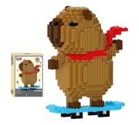Capybara Building Blocks Set, DIY Blocks 3D Puzzle Brick Toys Micro Buildings Block Set Building Figures Ornaments 3D Puzzle Brick Toys Micro Construction Buildings Bricks Gift for Birthday Christmas
