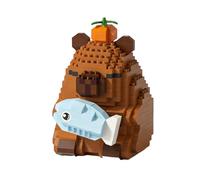 Capybara Building Blocks Set with Tool Capybara Gifts 456PCS Mini Animal Bricks Creative DIY Educational Toy for Kids & Adults Stress Relief Birthday Presents for Boys Girls (SETB)