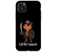 Capybara Call Me Capytain Pirate Animal Lover Boys Girls Kid Case for iPhone 11 Pro Max