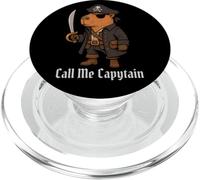 Capybara Call Me Capytain Pirate Animal Lover Boys Girls Kid PopSockets PopGrip for MagSafe