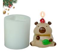 Capybara Candle Mold - Silicone Animal Candle Mold, Cute Capybara Candle Making Kit | Flexible DIY Wax Candle Mold, Handmade Capybara Candle Mold
