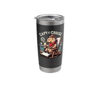 Capybara Capy On A Cruise Making Memories Drinks Sun Fun Stainless Steel Insulated Tumbler