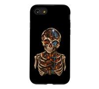 Capybara Capy Skeleton Haunted House Spirits Ghosts Pumpkins Case for iPhone SE (2020) / 7/8