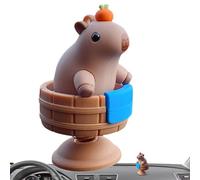 Capybara Car Accessories - Dashboard Spring Bobble Head Capybara Figurine | Creative Desktop Decorations, Capybara Decor Gift, Cute Car Decor by an