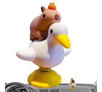 Capybara Car Decoration, Dashboard Spring Capybara Figure, Creative Desktop Decorations, Capybara Decoration Gift, Cute Animal Car Decoration