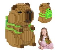 Capybara Cartoon Mini Building Blocks Animal Set, 1606 PCS DIY Micro 3D Building Toy Bricks, Cute Animals Building Bricks for Parent-Child Interactive Toys, Gift for Adults and Children