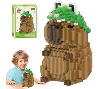 Capybara Cartoon Mini Building Blocks Animal Set, 1723 PCS DIY Micro 3D Building Toy Bricks, Cute Animals Building Bricks Toy for Parent-Child Interactive Games, DIY Toy for Children Adults