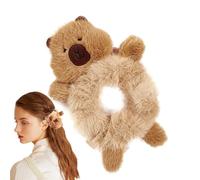 Capybara Central - Deluxe Ties, Fuzzy Animal Clips, Cute Clamps, Accessories, Styling Pins | Perfect for Thick, Thin,