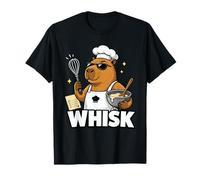 Capybara Chef Whisk Cooking Animal Graphic T-Shirt