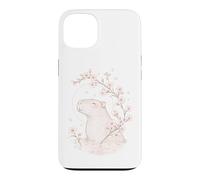 Capybara Cherry Blossoms Meditation Zen Peaceful Yoga Women Case for iPhone 13