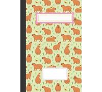 Capybara Chill Squad - Green and Pink Pastel Notebook for Relaxed Writing, Playful Planning, and Cozy Creative Vibes: Silly Animal Journal with Matte ... Dreamers Who Love Kawaii Whimsical Stationery
