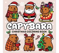 Capybara Christmas Coloring Book