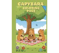 Capybara: Coloring page