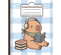 Capybara Composition Notebook: Cute Capybara Journal | Wide-Ruled Notebook for School, Writing, Notes, and Journaling | 110 pages | 7.5 x 9.25 in