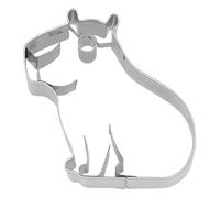 Capybara Cookie Cutter - Birkmann - Silver, 6.5 cm, Stainless Steel, with Inner Embossing, Rustproof, Dishwasher Safe, Creative Animal Cookie Cutter for Children, Biscuit Cutter Capybara & Cookie