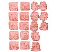Capybara Cookie Cutting Board Set - 18 Pieces Cartoon Funny Cookie Cutters | Funny Cartoon Cookie Cutters | 3D Cookie Cutter for Kids | Capybara Mold