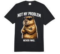 Capybara Cool Not My Problem Never was Comfort Colors Adult Heavyweight T-Shirt