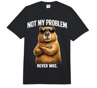 Capybara Cool Not My Problem Never was Comfort Colors Adult Heavyweight T-Shirt