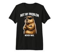 Capybara Cool Not My Problem Never was Premium T-Shirt
