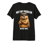 Capybara Cool Not My Problem Never was Premium T-Shirt