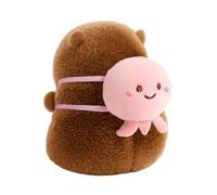 Capybara Cuddly Toy, Capybara Plush Toy, Soft Cuddly Toy for Children, 25 cm Capybara Things, Girls and Boys