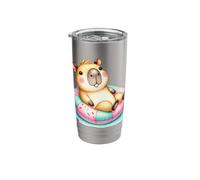Capybara Cute Cappy Summer Vacation Kawaii Stainless Steel Insulated Tumbler