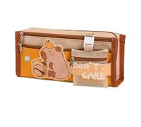 Capybara Cute Pencil Case | Pencil Case, Pen Pouch | Capybara Pencil Case | Spacious & Durable with Wide Mouth Design, Soft Outer Layer and Closure, J003, Se référer au descriptif, Refer to