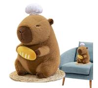 Capybara Cute Plush Toy - Charming Plush Animal 11 Inches | Chef's Design, Huggable Soft Toy, for ADU and ADU