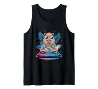 Capybara DJ Music Mixer Tropical Vibes Tank Top