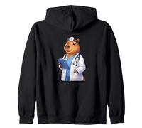 capybara doctor Zip Hoodie