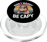 Capybara Dont Worry Be Capy Gamer Headphones Pet Animal PopSockets PopGrip for MagSafe