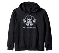 Capybara Don't Worry Be Capy Lovers Torn Tee Ripped #25D3D Zip Hoodie