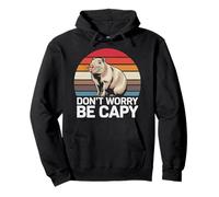 Capybara Don'T Worry Be Capy Pullover Hoodie