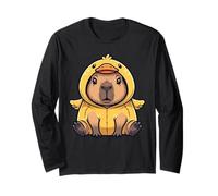 Capybara Duck Cute Cartoon Kawaii Costume Long Sleeve T-Shirt