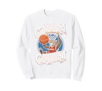 Capybara Dunking Basketball Retro Vintage Style Sweatshirt