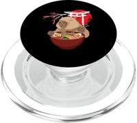 Capybara Eating Ramen Soup Cute Funny Animal PopSockets PopGrip for MagSafe