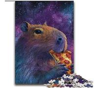 Capybara Eats Pizza Adult Jigsaw Puzzles 2000 Pieces, Family Game Stress Reliever Difficult Challenge Great Gifts And Toys (70x100cm)