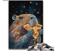 Capybara Eats Pizza JigsawPuzzle 2000 Pieces for Teenagers, for Age 14+ Fun Games Fun Activities at Home, Birthday Gifts, Travel Gifts (70x100cm)