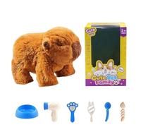 Capybara Electric Jumping - Interactive Electronic Pet Figurine, Realistic Soothing Animal Toy with Sound Effects for Living Room, Bedroom, Dorm, Travel, Apartment