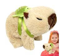 Capybara Electric Walking Figure - Cute Interactive Animal Doll Turtle Backpack | Soft Stuffed Plaything for Boys Girls Aged 3 Years Learning Fun Kids Joy Playtime Smiles 4