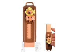 Capybara Erasers - 5cm Cute School Erasers for Kids, Push Pull Cartoon Art, Effortless Erasing Mistakes | Funny Stationery Classroom Drawing Writing Supplies Kids Stationery