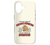 Capybara Executive Dysfunction Hyperfocus Graphic Case for iPhone 17