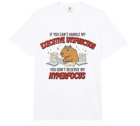 Capybara Executive Dysfunction Hyperfocus Graphic Comfort Colors Adult Heavyweight T-Shirt